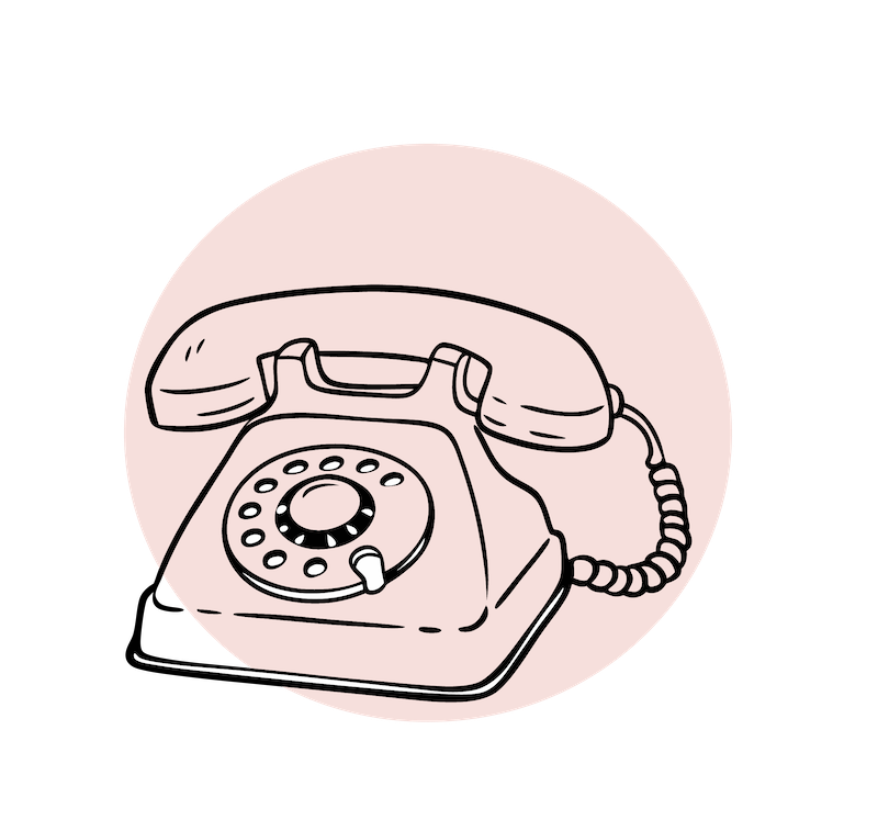 La prise de rendez-vous en ligne ou par téléphone. La prise de contact, les essayages, la prise de mesures, le croquis, la création de la robe, la robe est prête.
