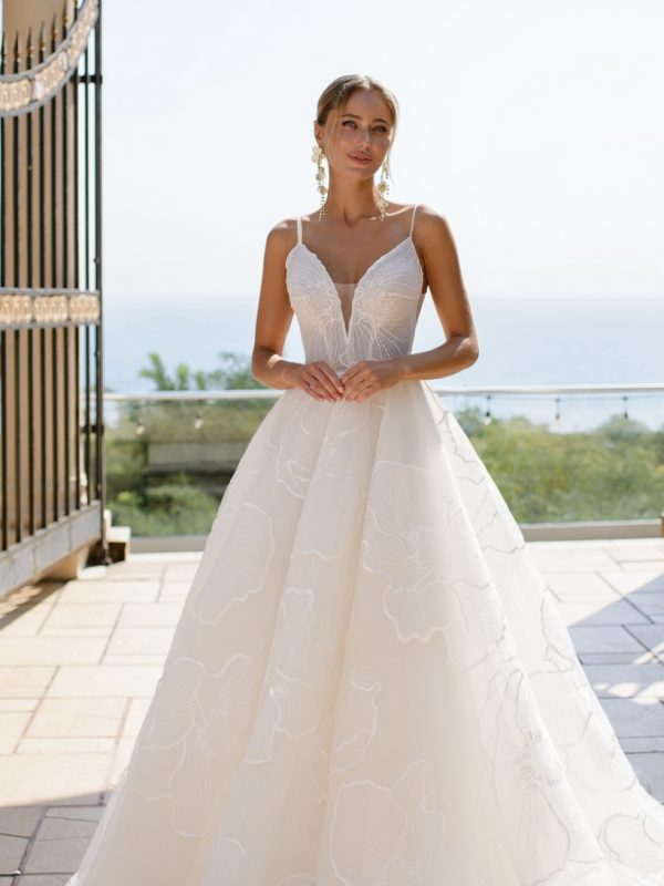 Robe fleurie fine bretelles