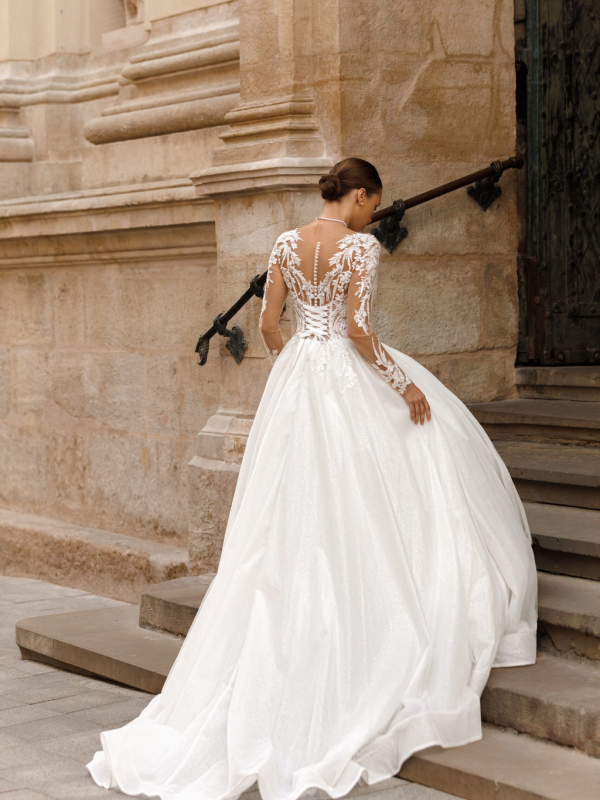 Robe de mariée avec manches