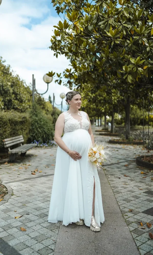 Robe empire en mousseline